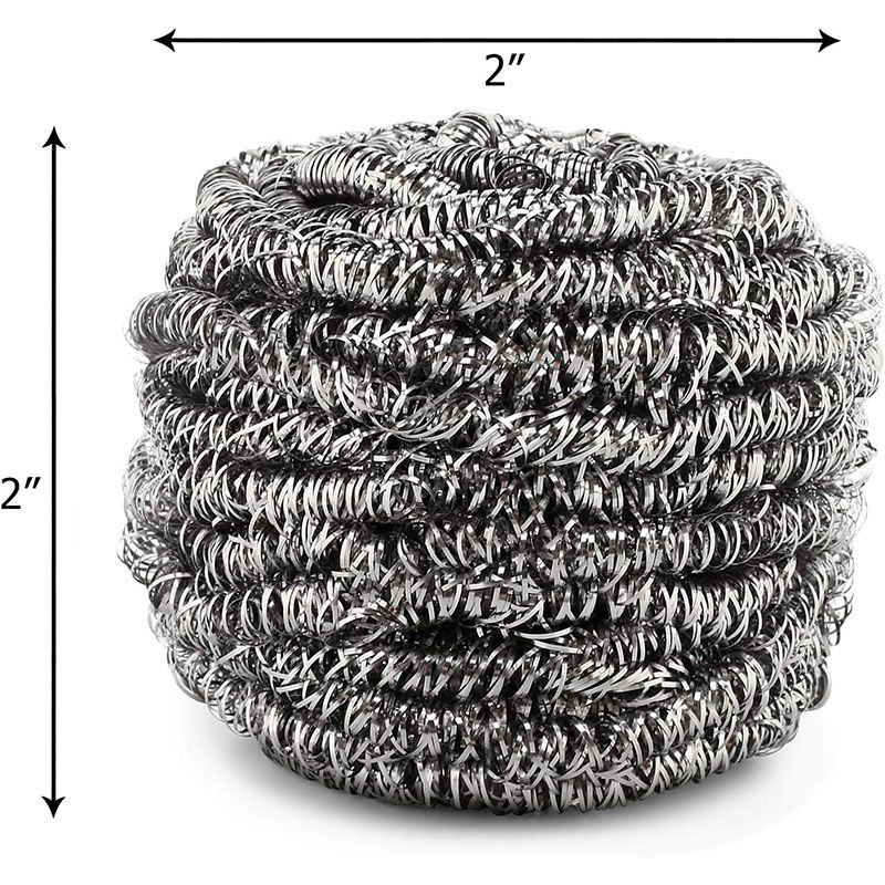 Qu'est-ce que diable le matériau de la boule de fil en acier inoxydable?