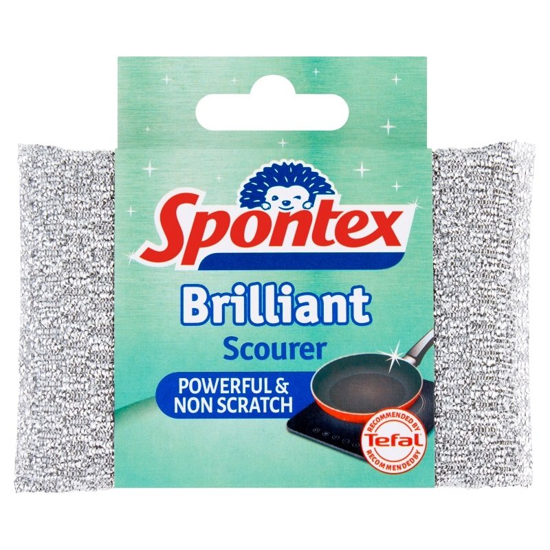 Spontex Brilliant Scouner est puissant, non scratch et facile à rincer