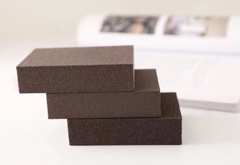 Blocs d'éponge de papier de verre en mousse