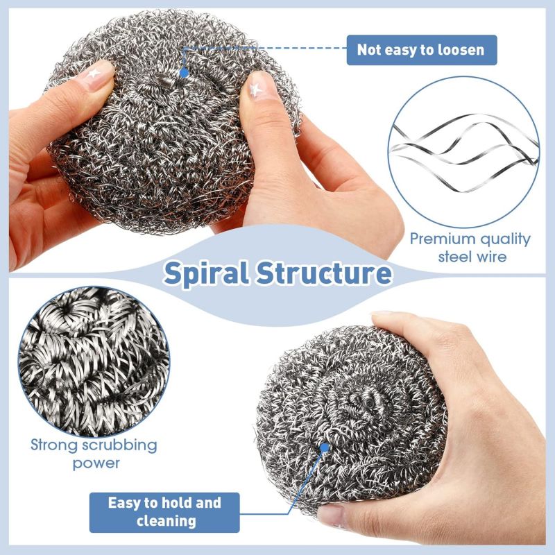 Ne jetez pas les vieux épurateurs en laine d'acier avec désinvolture. Vous pouvez les fourrer dans des chaussettes et ils ont encore de nouvelles utilisations. Ces nouvelles applications sont simples et efficaces.