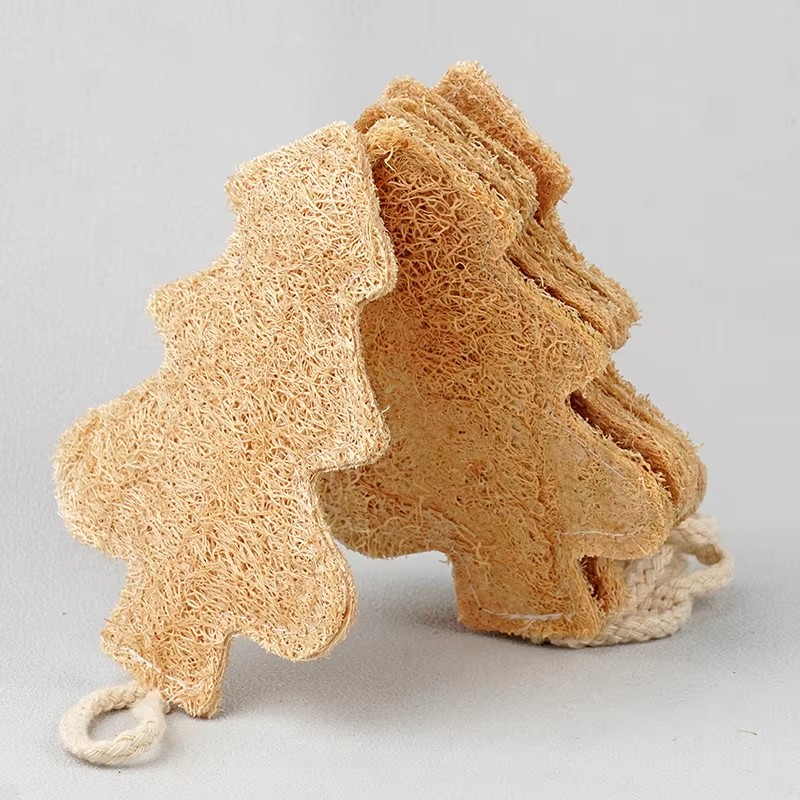 Éponges ménagères Loofah pour arbre de Noël