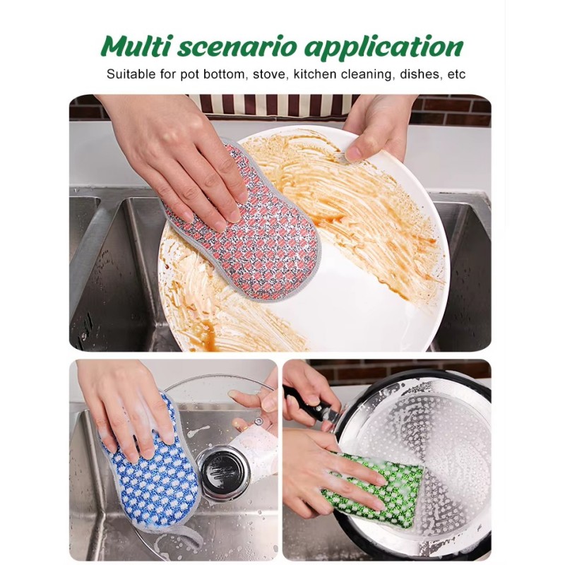 Éponge en tissu pour laver la vaisselle et la cuisine