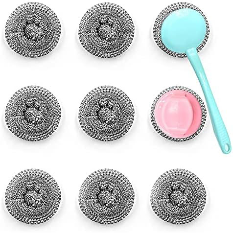 Boule de fil d'acier galvanisé de nettoyage de cuisine