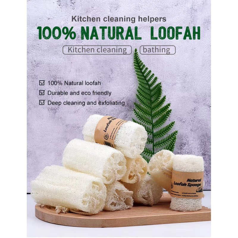 Loofah Pad Cuisine Éponge De Nettoyage Vaisselle