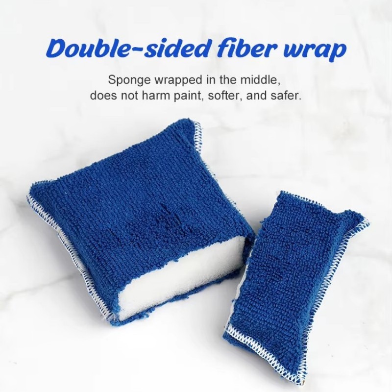Bloc éponge en tissu éponge en microfibre pour lavage de voiture