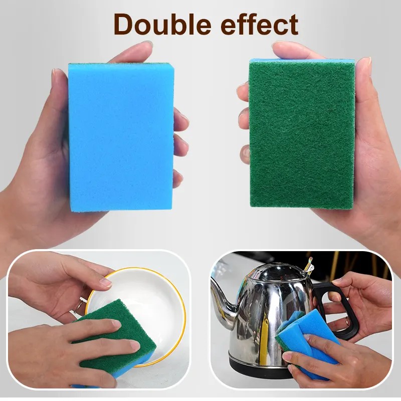 Éponge Polyester Sable Cuisine Nettoyage Ménager