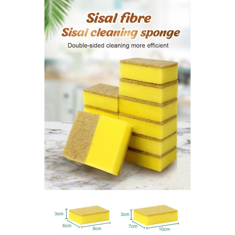 Tampon de cellulose en fibre de sisal, nettoyage ménager