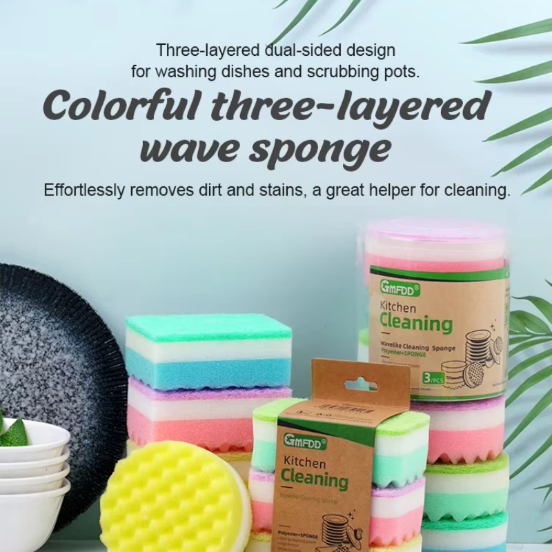 Éponge cuisine ménage épurateur vaisselle bain